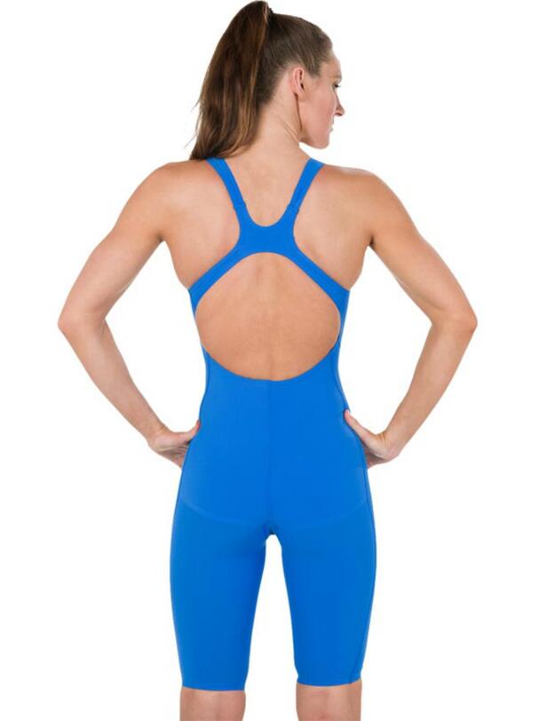 811353C522 Speedo Fastskin LZR Racer Element Openback Kneeskin - 811353C522 Blue