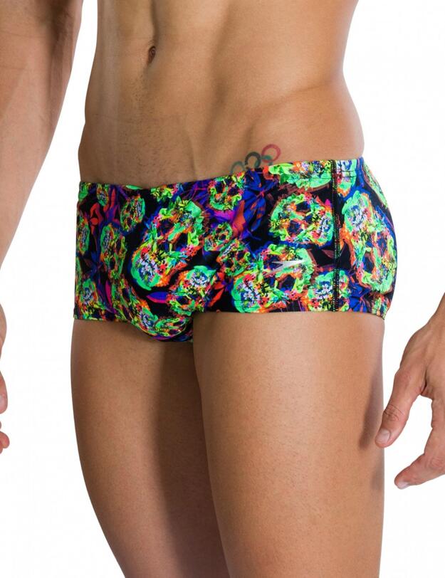 802587C243 Speedo DIGI 14CM Men's Competitions Brief - 802587C243 Black/Red