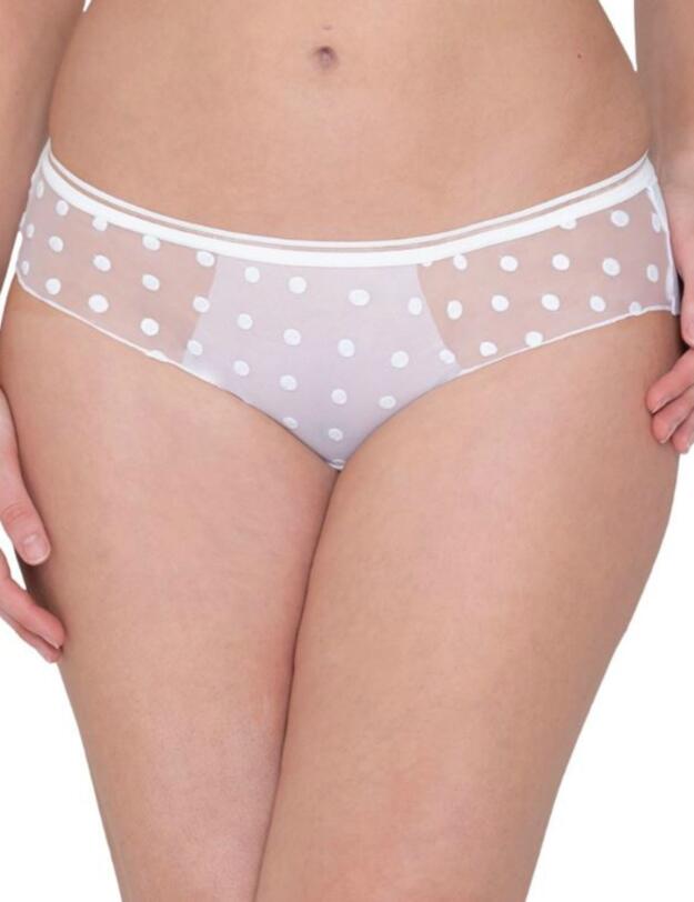 CK015201 Curvy Kate Top Spot Short Brief - CK015201 White