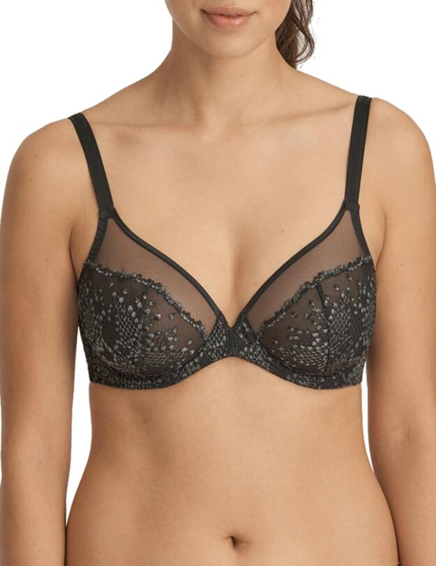 0141806/07 Prima Donna Twist 1919 Deep Plunge Balcony Bra - 0141806/07 Black