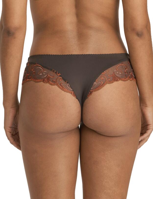 0663121 Prima Donna Candle Light Luxury Thong  - 0663121 Wenge