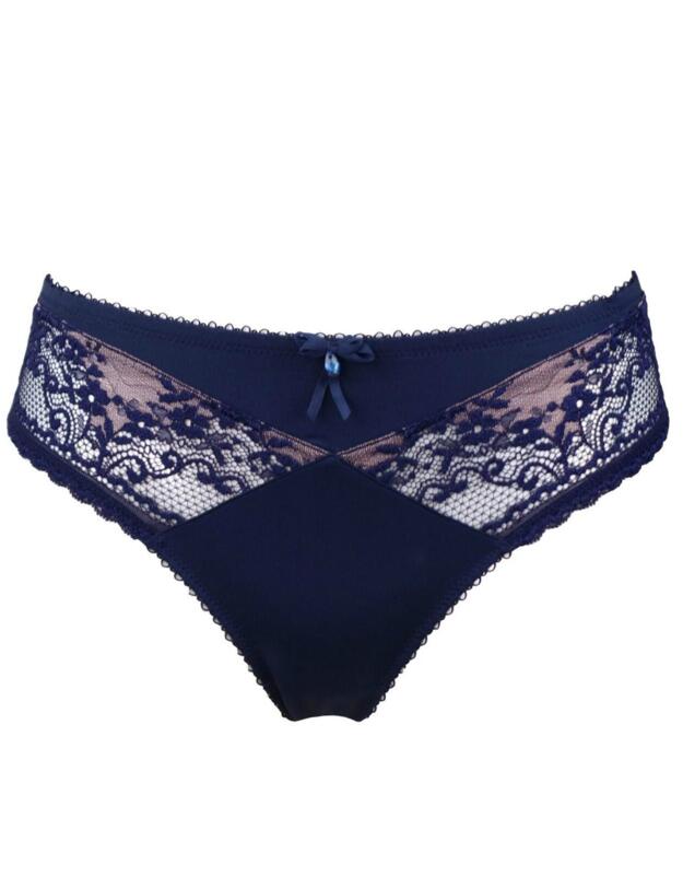 1644100 Charnos Bridgette Brief - 1644100 Ink/Rose Gold
