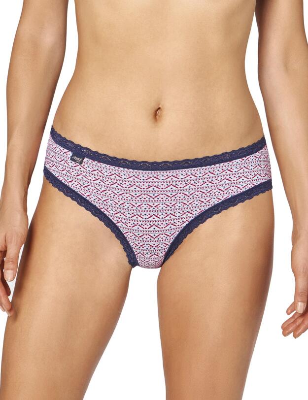 10198236 Sloggi 24/7 Weekend Holiday 3 Pack Hipster Brief - 10198236 Blue/Dark Combination