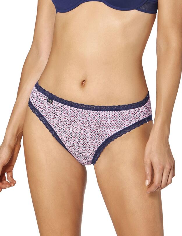 10198270 Sloggi 24/7 Weekend Holiday 3 Pack Tai Brief - 10198270 Blue/Dark Combination