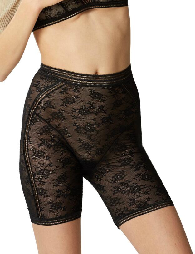 16458 Maison Lejaby Miss Lejaby Long Leg Panty - 16458 Noir (Black)