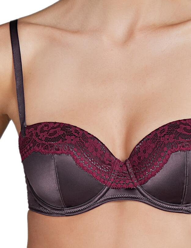 3307814 Andres Sarda Gstaad Padded Balcony Bra - 3307814 Toffee