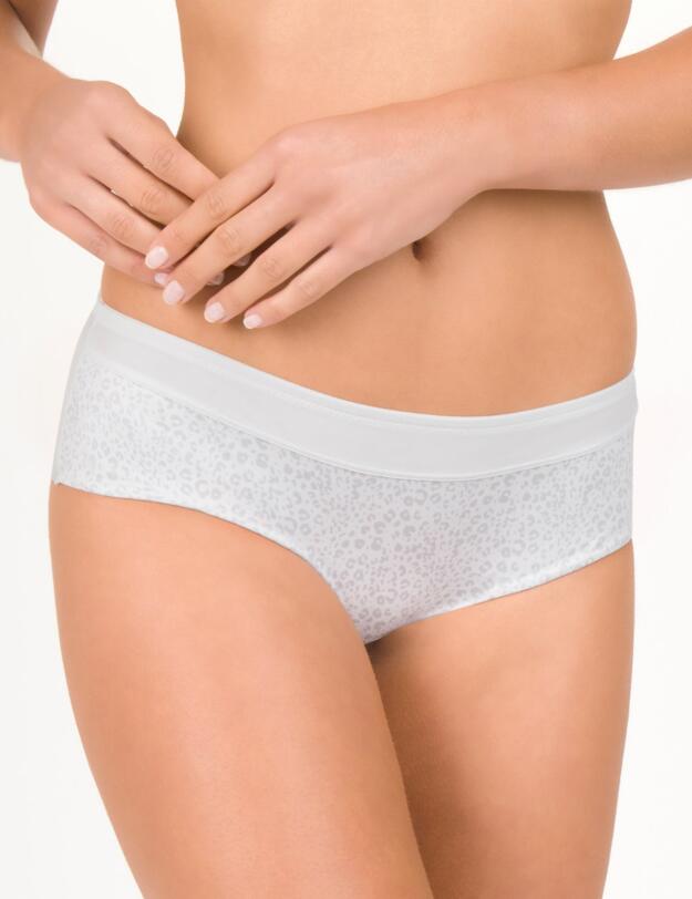 814865 Conturelle by Felina Solid Print Boy Short  - 814865 Platin Animal