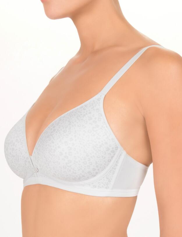 807865 Conturelle By Felina Solid Print Non-Wired Padded Bra - 807865 Platin Animal