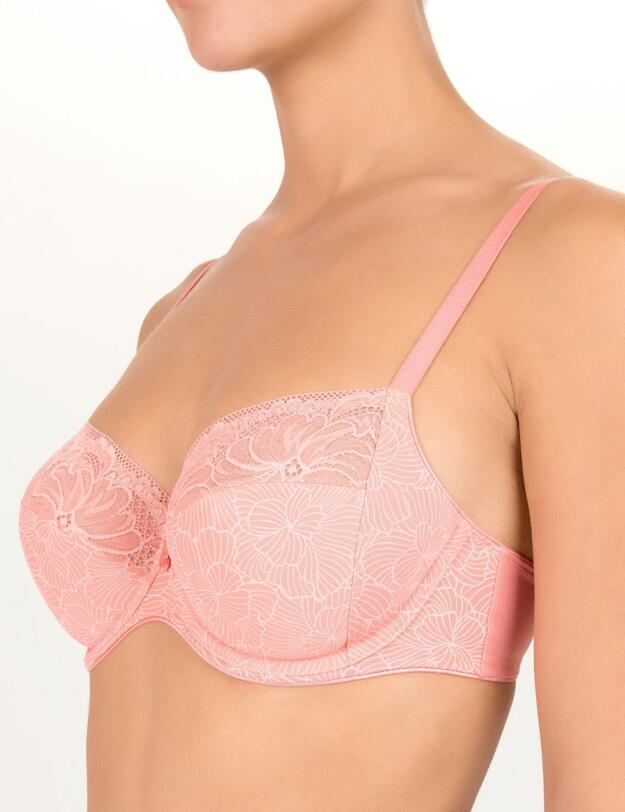 Conturelle By Felina Magnolia Underwired Bra Papaya