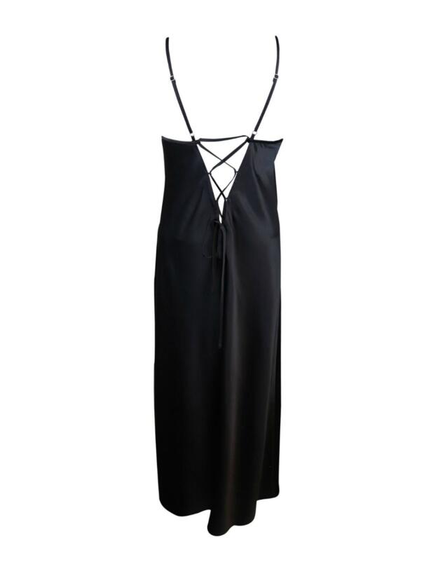 7564 Pour Moi Dusk Full Length Chemise - 7564 Black