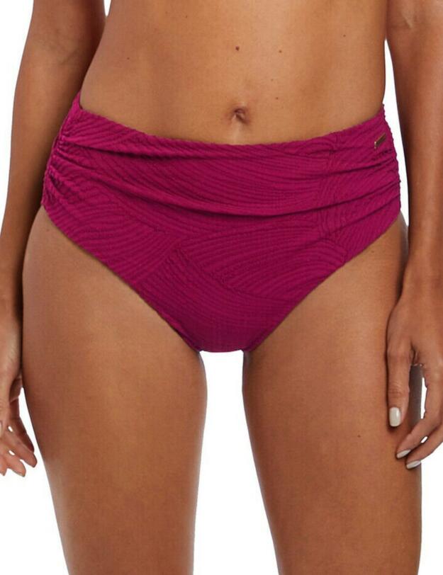 6363 Fantasie Ottawa Gathered Deep Bikini Brief - 6363 Mulberry