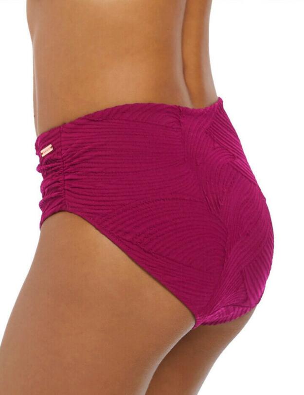 6363 Fantasie Ottawa Gathered Deep Bikini Brief - 6363 Mulberry