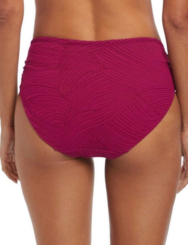6363 Fantasie Ottawa Gathered Deep Bikini Brief - 6363 Mulberry