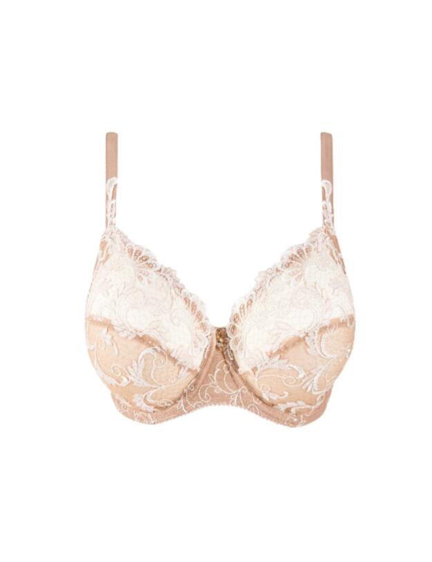 BCC6198 Lise Charmel Guipure Charming Full Cup Bra - BCC6198 Ambre Nacre
