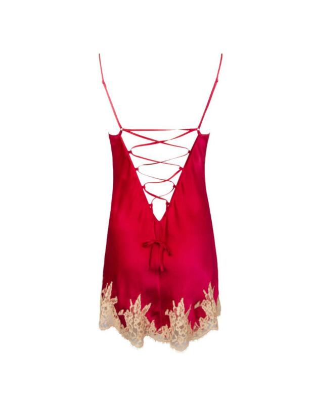 ALC1780 Lise Charmel Splendeur Soie Babydoll - ALC1780 Splendeur Grenade
