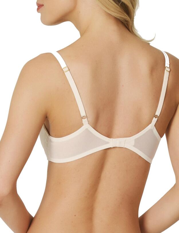 Marie Jo Bella Padded Deep Plunge Bra Pearled Ivory
