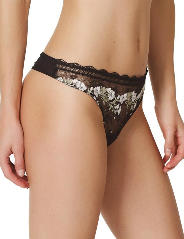 0602240 Maire Jo Ester Thong - 0602240 Black