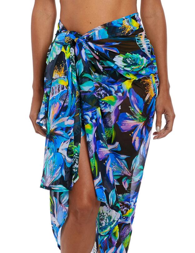 6486 Fantasie Paradise Bay Pareo - 6486 Aqua Multi