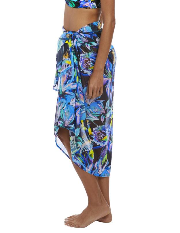 6486 Fantasie Paradise Bay Pareo - 6486 Aqua Multi