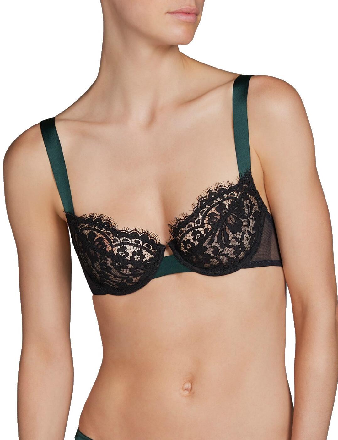 3308013 Andres Sarda Megeve Full Cup Wire Bra - 3308013 Black