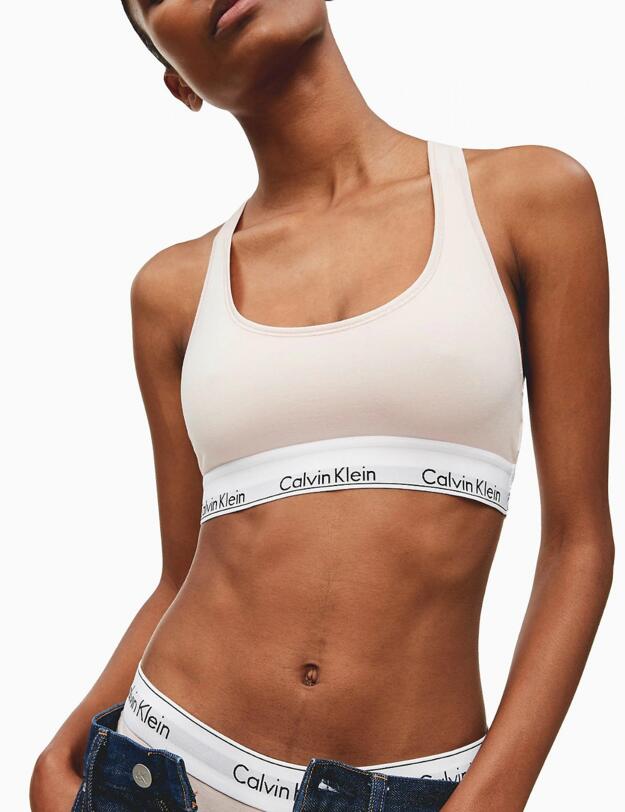 Calvin Klein Modern Cotton Bralette Bra  Nymphs Thigh
