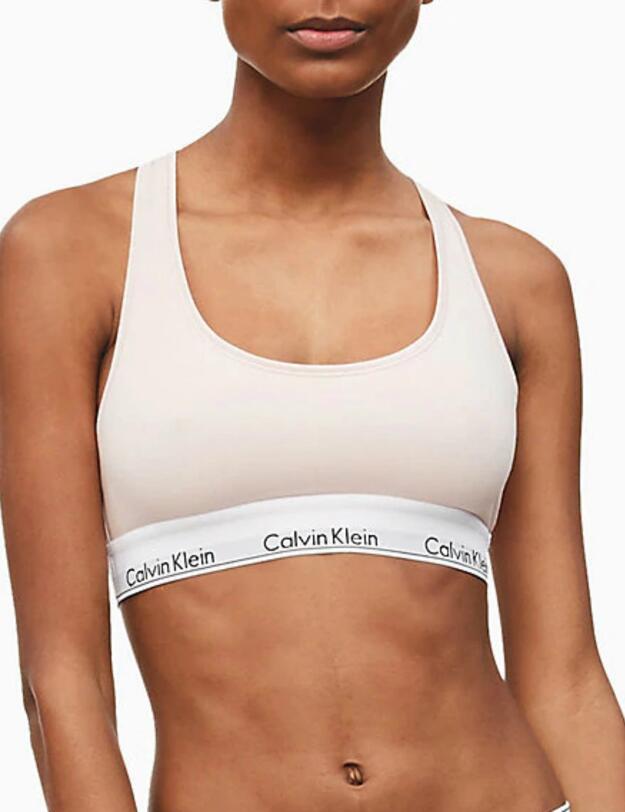 Calvin Klein Modern Cotton Bralette Bra  Nymphs Thigh