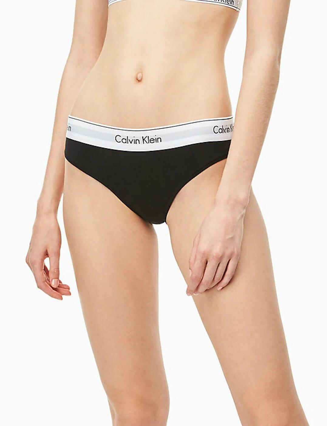 Calvin Klein Modern Cotton Bikini Style Brief Black