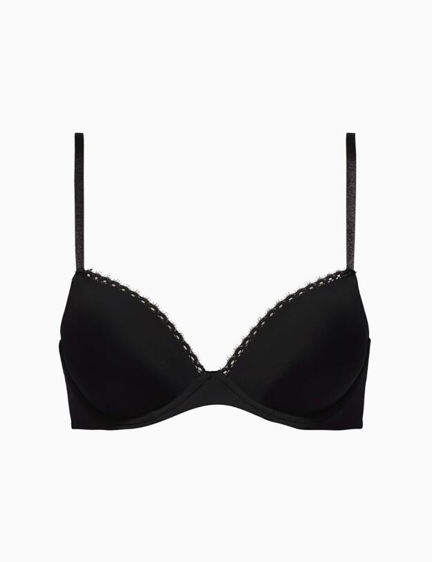 0000F2892E Calvin Klein Seductive Comfort Push-Up  - F2892E Black
