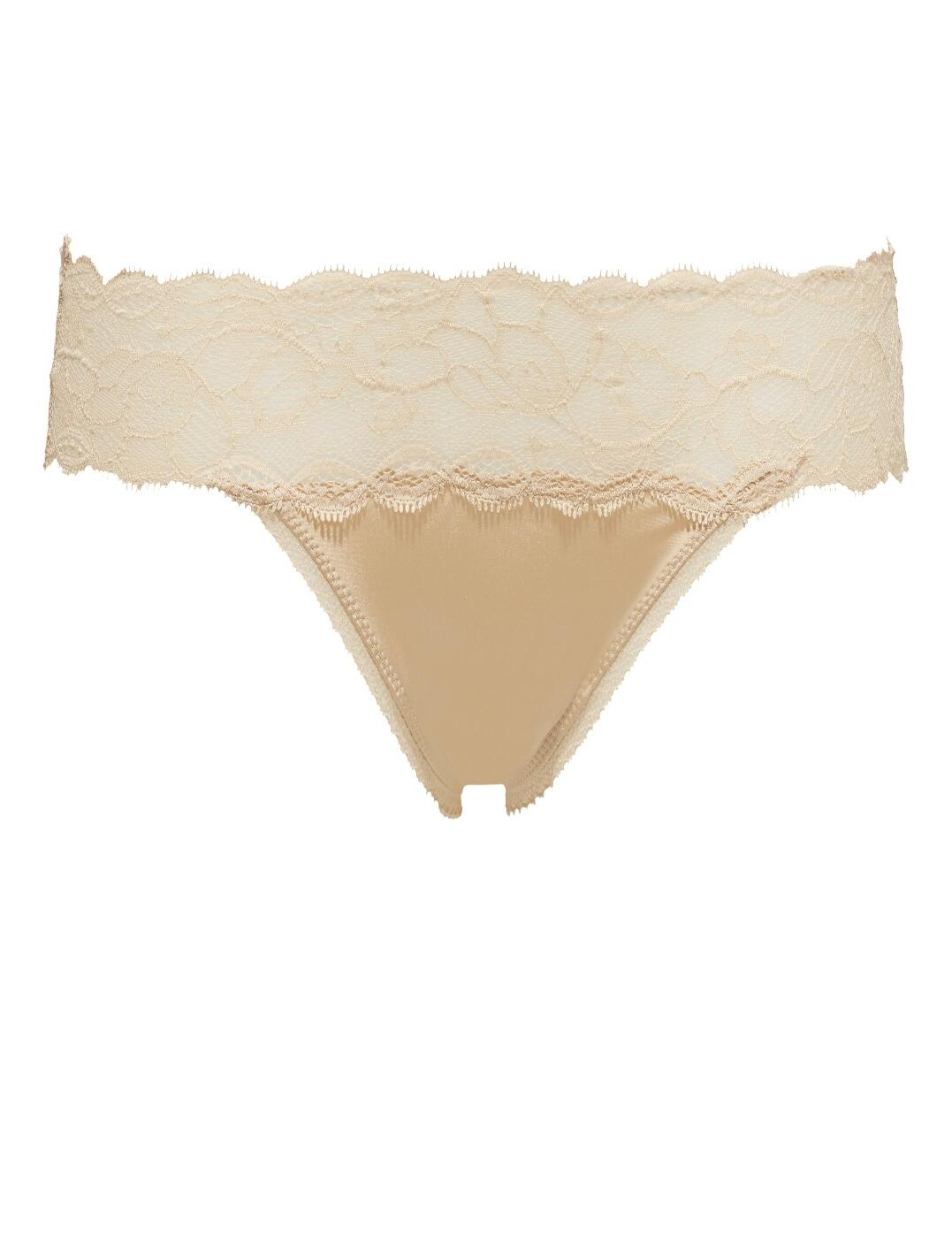 Calvin Klein Seductive Comfort Lace Thong Brief - Belle Lingerie