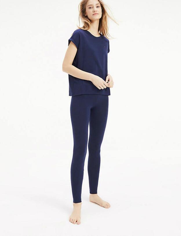 UW0UW01348 Tommy Hilfiger Legging Pyjama Set - UW0UW01348 Peacot