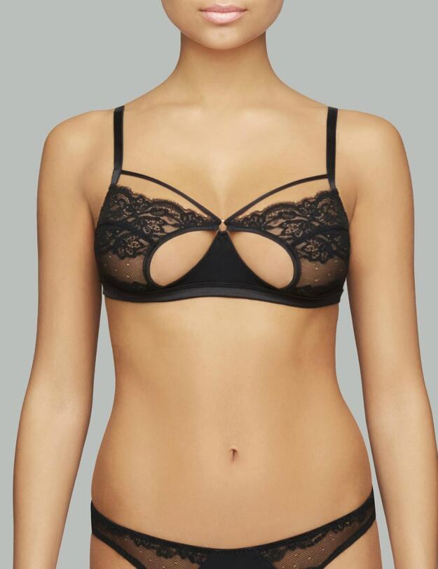 Coco De Mer Seraphine Soft Cup Bra Black