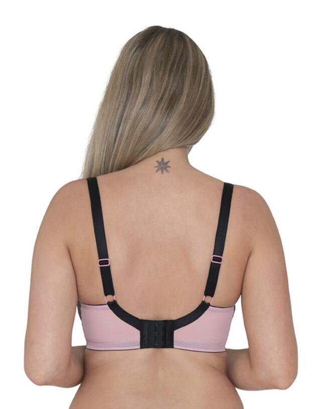 Curvy Kate Victory Viva 4 Part Cup Bra Pink/Black