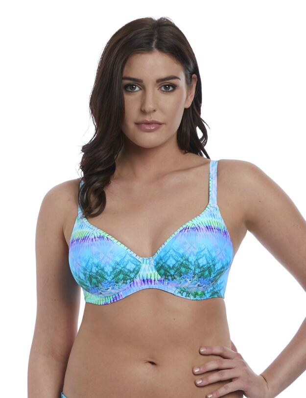 5871 Freya Seascape Plunge Bikini Top - 5871 Blue Lagoon