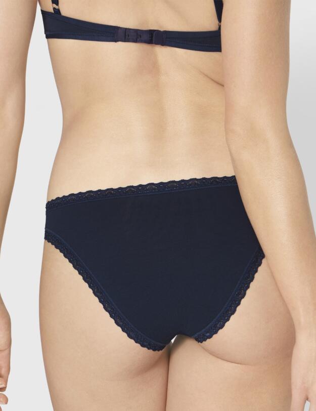 10198201 Sloggi 24/7 Weekend Tanga 3 Pack Brief - 10198201 Blue/Light Combination