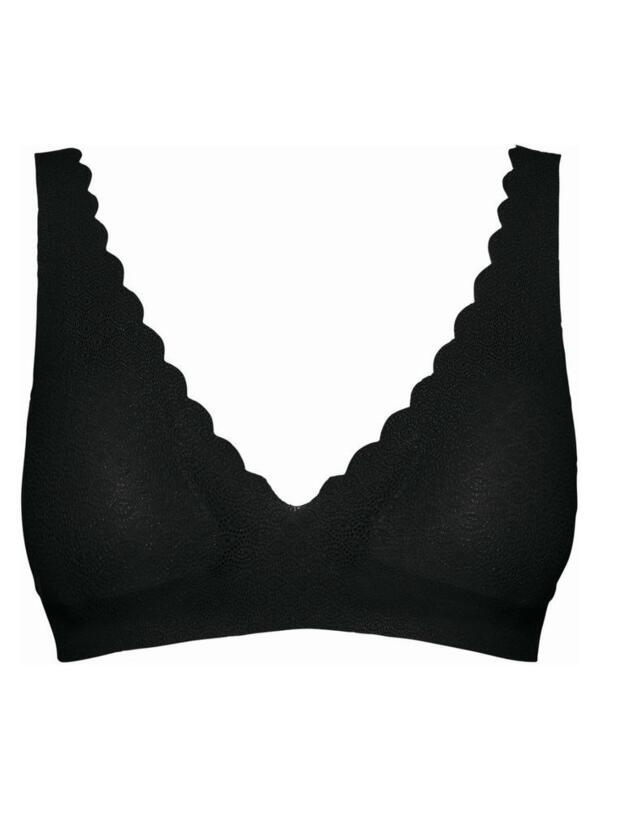 10201957 Sloggi Zero Feel Lace Bralette - 10201957 Black
