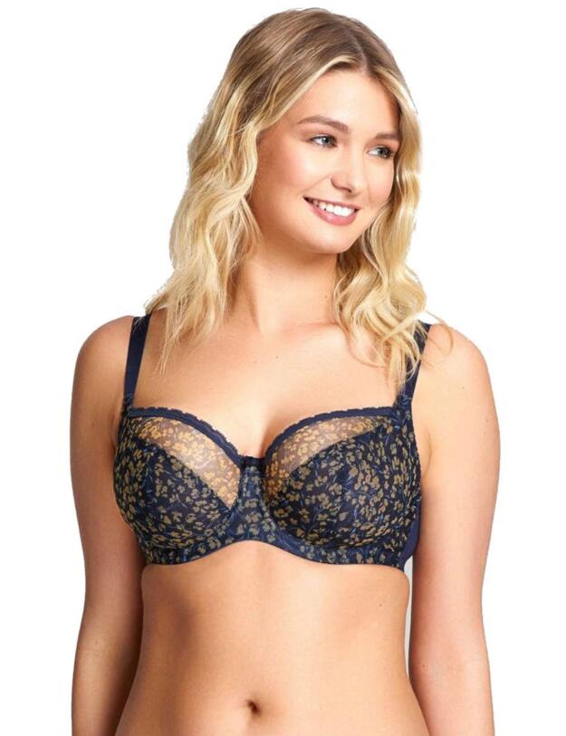 10211 Cleo By Panache Zoe Balcony Bra - 10211 Navy Floral