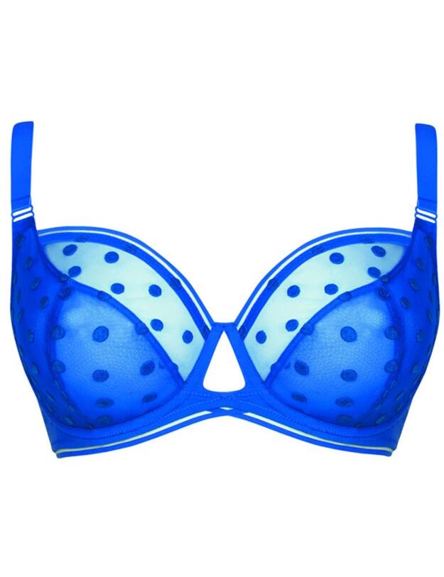 CK015100 Curvy Kate Top Spot Balcony Bra - CK015100 Cobalt