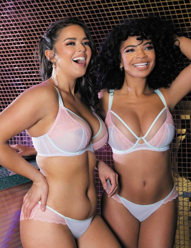 CK016202 Curvy Kate Flutterby Brazilian Brief - CK016202 Lilac/Pink