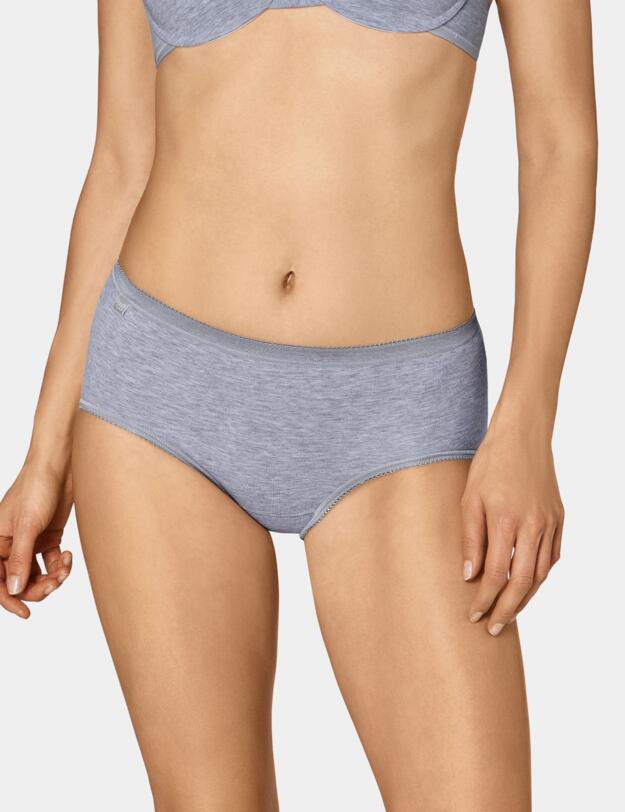 10155292 Sloggi Basic+ Midi 3 Pack Briefs - 10155292 Multiple Colours 