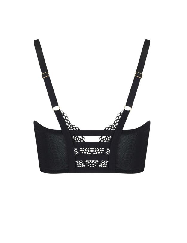 18202 Pour Moi Intense Longline Bra - 18202 Black