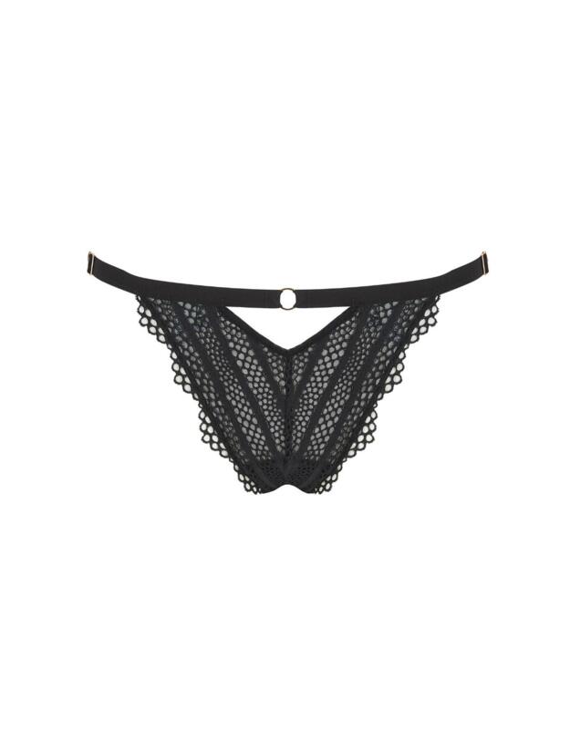 18204 Pour Moi Intense Thong - 18204 Black