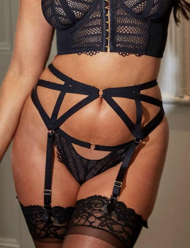 18204 Pour Moi Intense Thong - 18204 Black