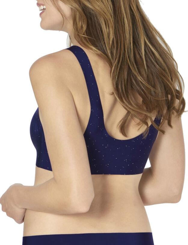10194200 Sloggi Zero Feel Holiday Bralette Bra Top - 10194200 Blue/Dark Combination