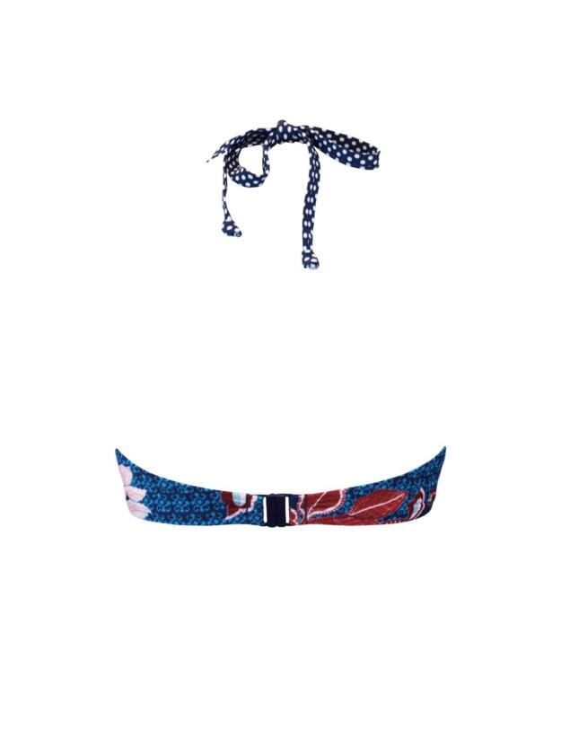 11202 Pour Moi Reef Halterneck Bikini Top - 11202 Abstract Floral