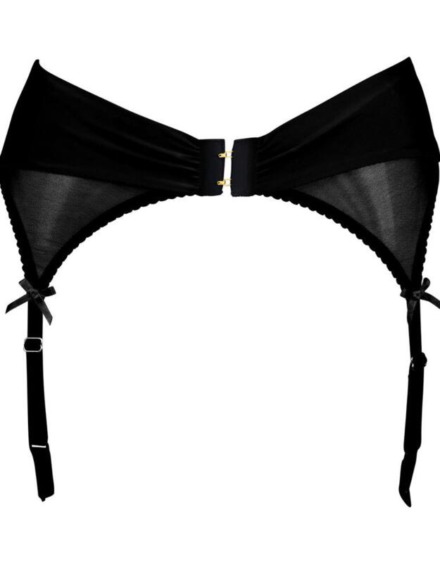 51007 Pour Moi Hook Up Suspender Belt - 51007 Black