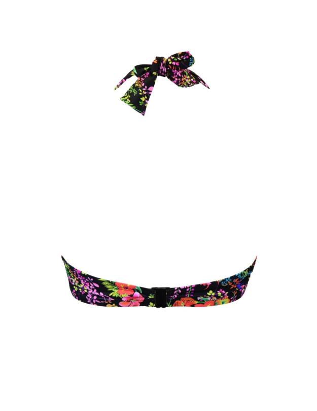3902 Pour Moi Hot Spots Halterneck Underwired Bikini Top - 3902 Black Floral
