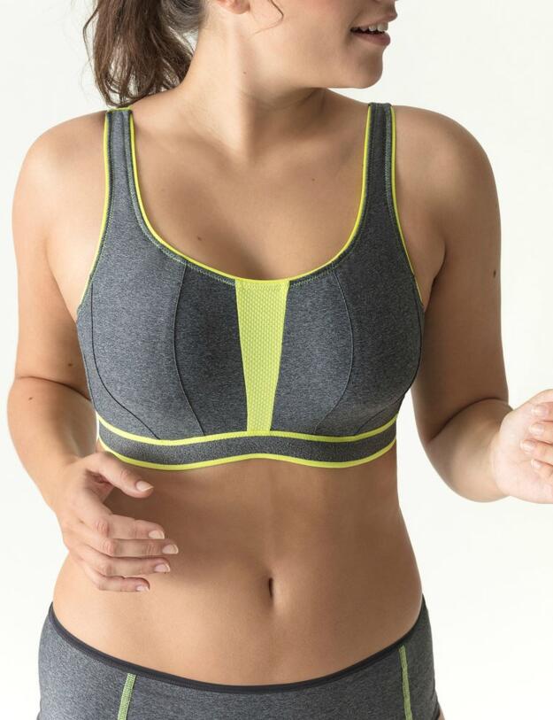 Prima Donna Sport The Sweater Underwired Sports Bra Cosmic Grey
