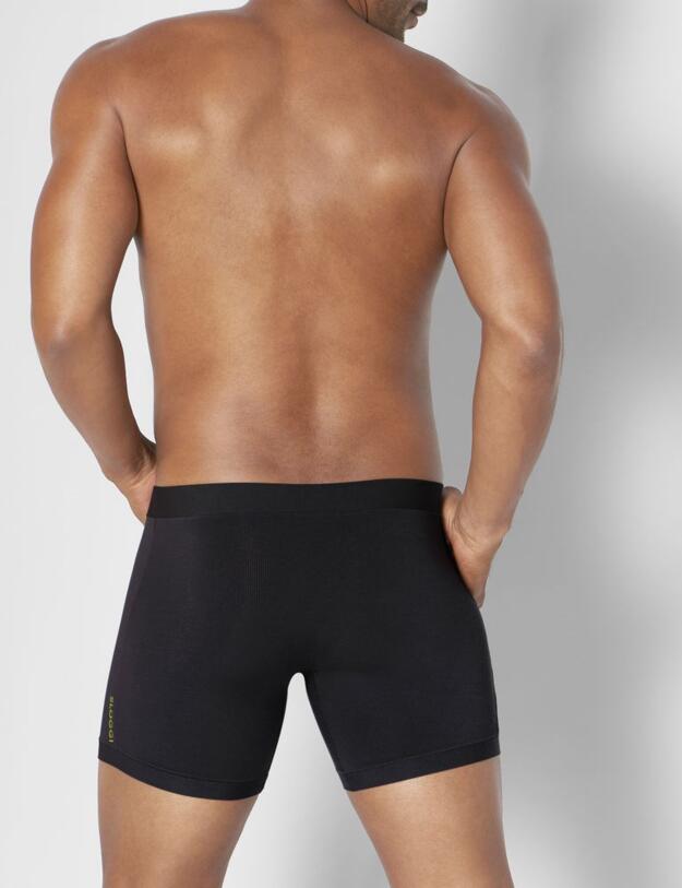 10201583 Sloggi Men Go All Round Short 2 Pack Boxer - 10201583 Black