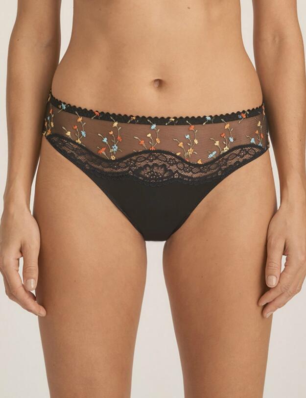 0563140 Prima Donna Midnight Garden Rio Brief - 0563140 Black