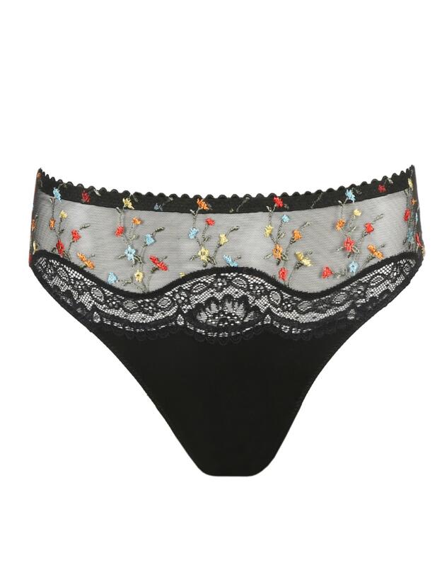 0563140 Prima Donna Midnight Garden Rio Brief - 0563140 Black